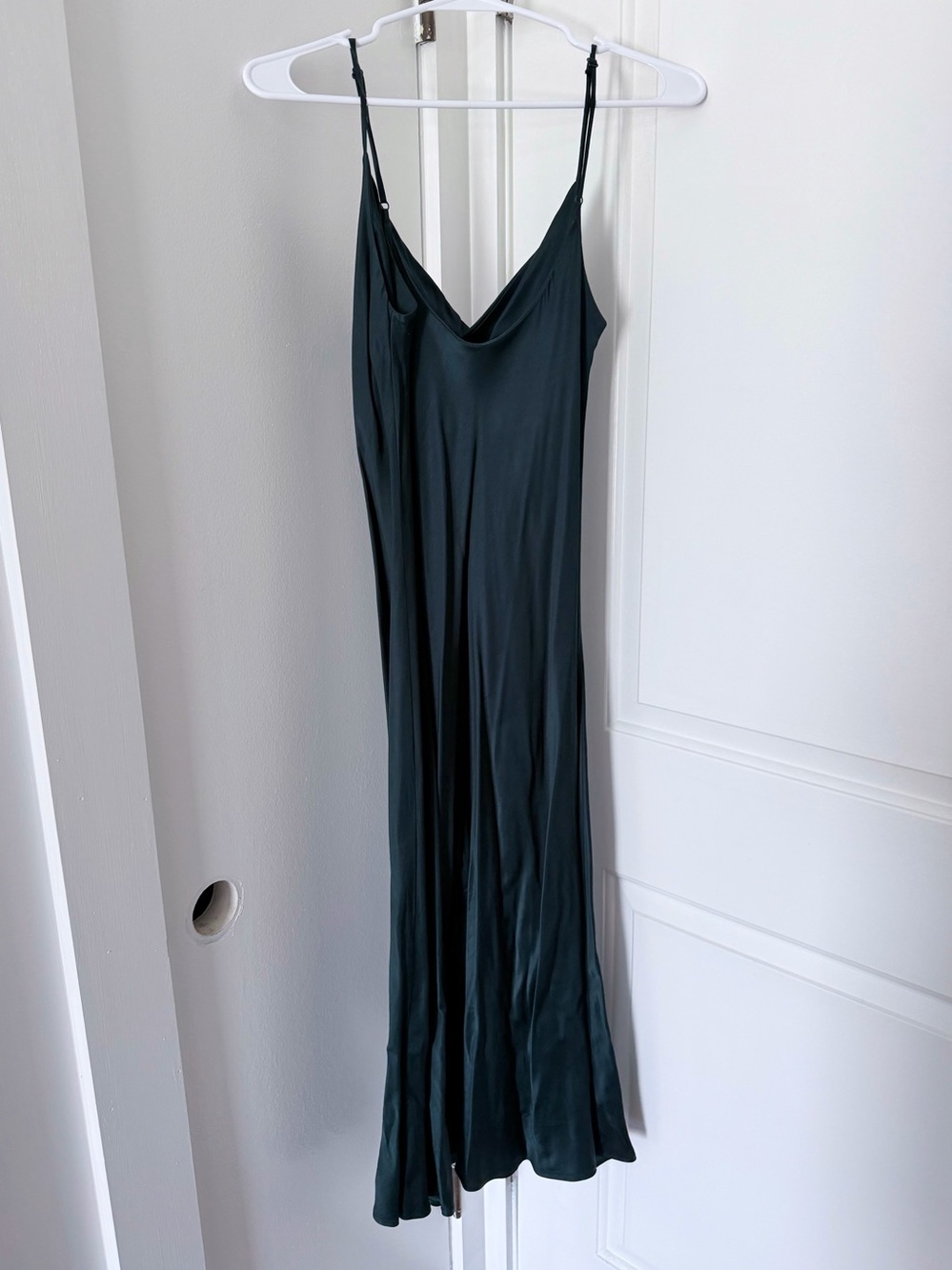Zara Slip Dress | Deep Green Teal | Small - Picture 2 of 6